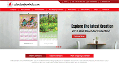 Desktop Screenshot of calendarsfromindia.com